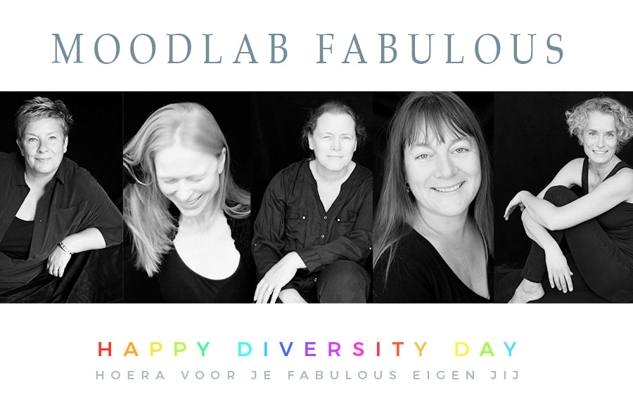 Foto met een collage van 5 Fabulous vrouwen om Diversity Day te vieren